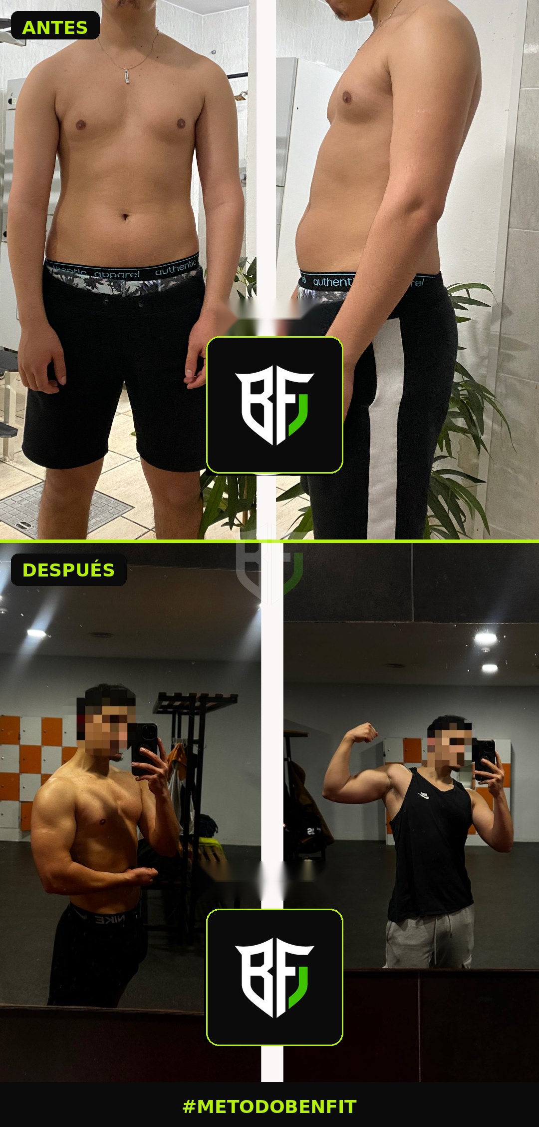Transformación de cliente: antes y después con el #metodoBenfit
